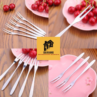  BỘ 10 NĨA INOX ĂN TRÁI CÂY, NĨA TRÁI TIM SIÊU CUTE