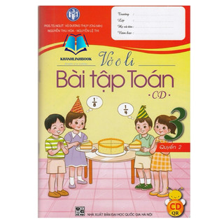 Sách - Vở ô li bài tập toán 3 - quyển 1 + 2 (Cánh diều)