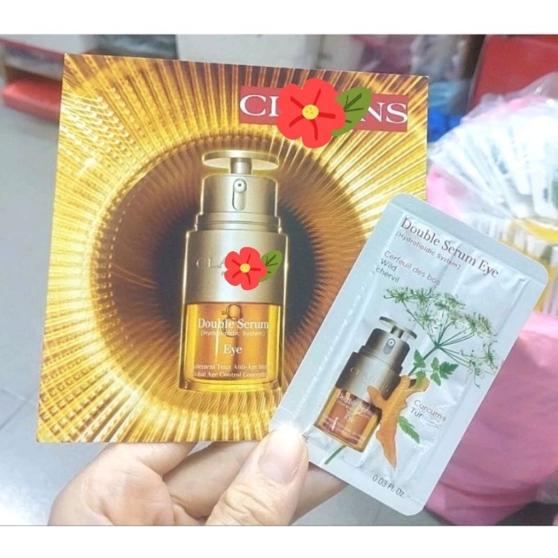 [ sample 0,9ml ] Serum dưỡng mắt Cla//rins Double Serum Eye