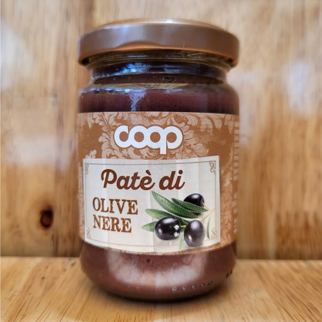 COOP [Lọ 130g] SỐT Ô LIU ĐEN [ITALIA] Black Olive Pasta Sauce