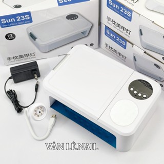  Máy hơ gel Sun 23S - 268W 72 bóng đèn - Máy hơ kèm máy hơ bông hoa mini và bảng pha màu sơn 