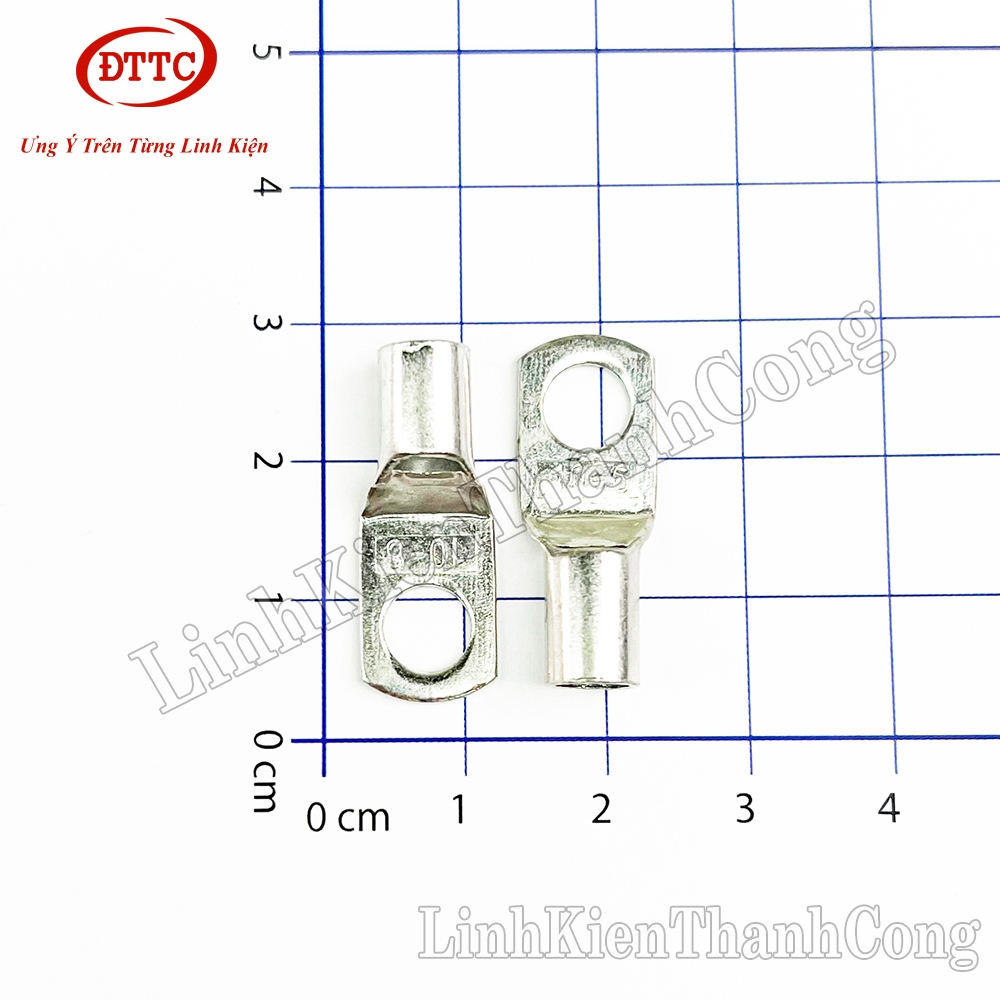 Đầu COS Đồng SC2.5, SC4, SC6, SC10, SC16, SC25 Lỗ Vặn Vít 4mm, 6mm, 8mm, 10mm
