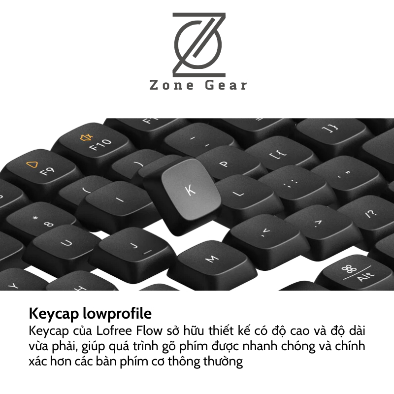 Bàn phím cơ low profile Lofree Flow 84 và 100 phím | BigBuy360 - bigbuy360.vn