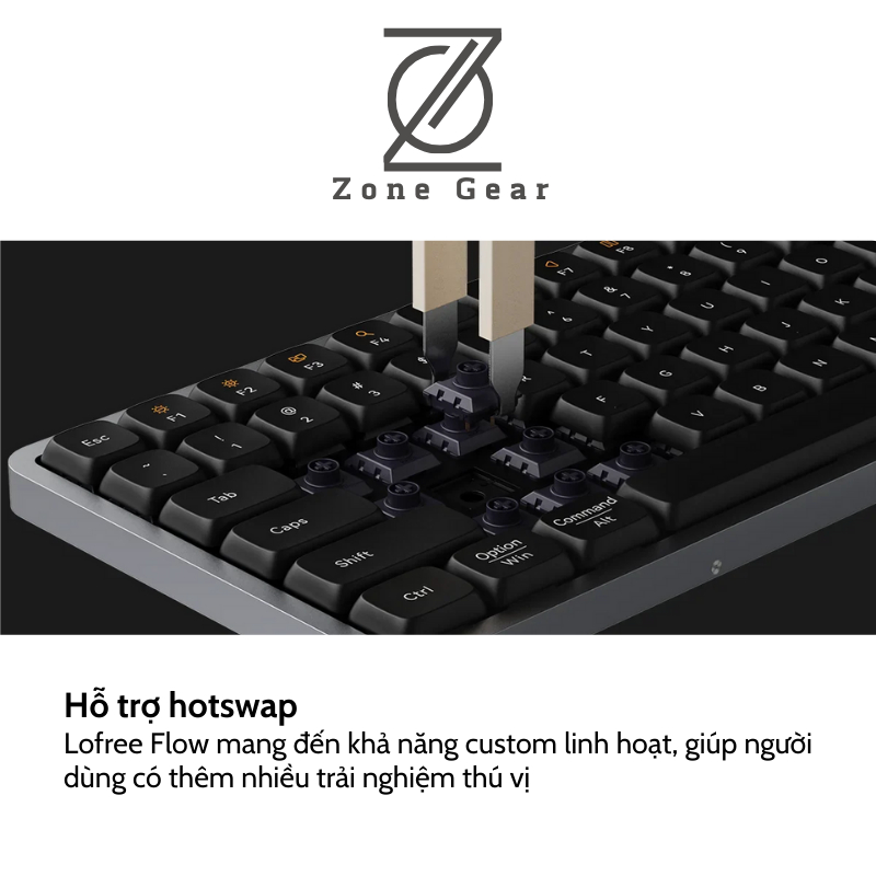 Bàn phím cơ low profile Lofree Flow 84 và 100 phím | BigBuy360 - bigbuy360.vn