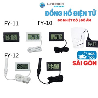  GIÁ SỈ  Đồng Hồ Đo Nhiệt Độ/Độ Ẩm Điện Tử FY-10/11/12 Đo Không Khí Có Dây Dò Mini Đa Năng