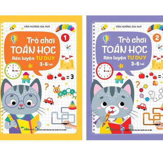 Sách - Trò Chơi Toán Học Rèn Luyện Tư Duy dành cho trẻ 3-6 Tuổi