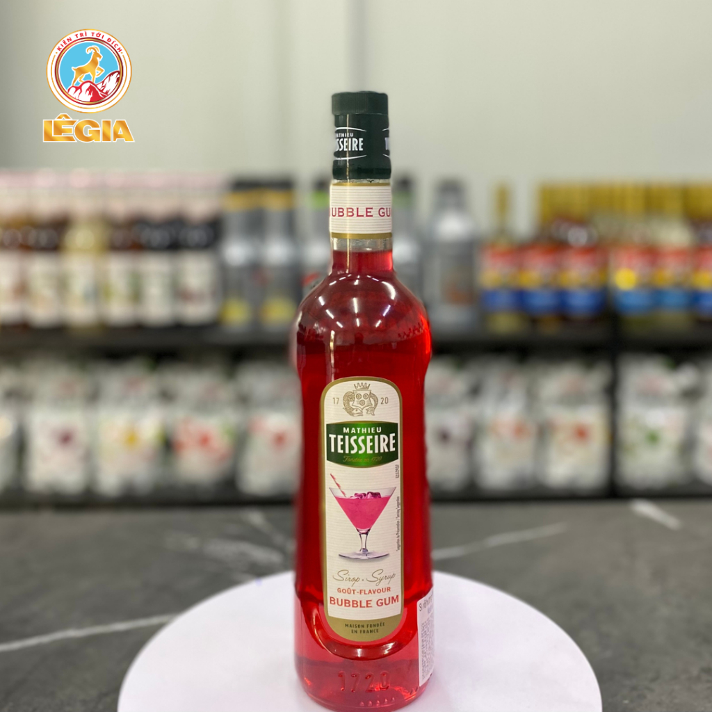 SYRUP TEISSEIRE KẸO GUM 700ML  - BUBBLE GUM TEISSEIRE SYRUP