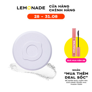 Phấn phủ mỏng nhẹ kiềm dầu thuần chay chống nắng Lemonade Supermatte No Makeup Loose Powder 9g