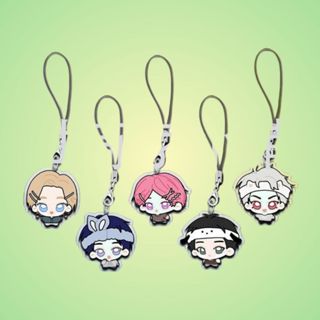 Dây treo điện thoại PLAVE ver SKINCARE NOAH YEJUN BAMBY EUNHO HAMIN in hình chibi mica acrylic phụ kiện dễ thương