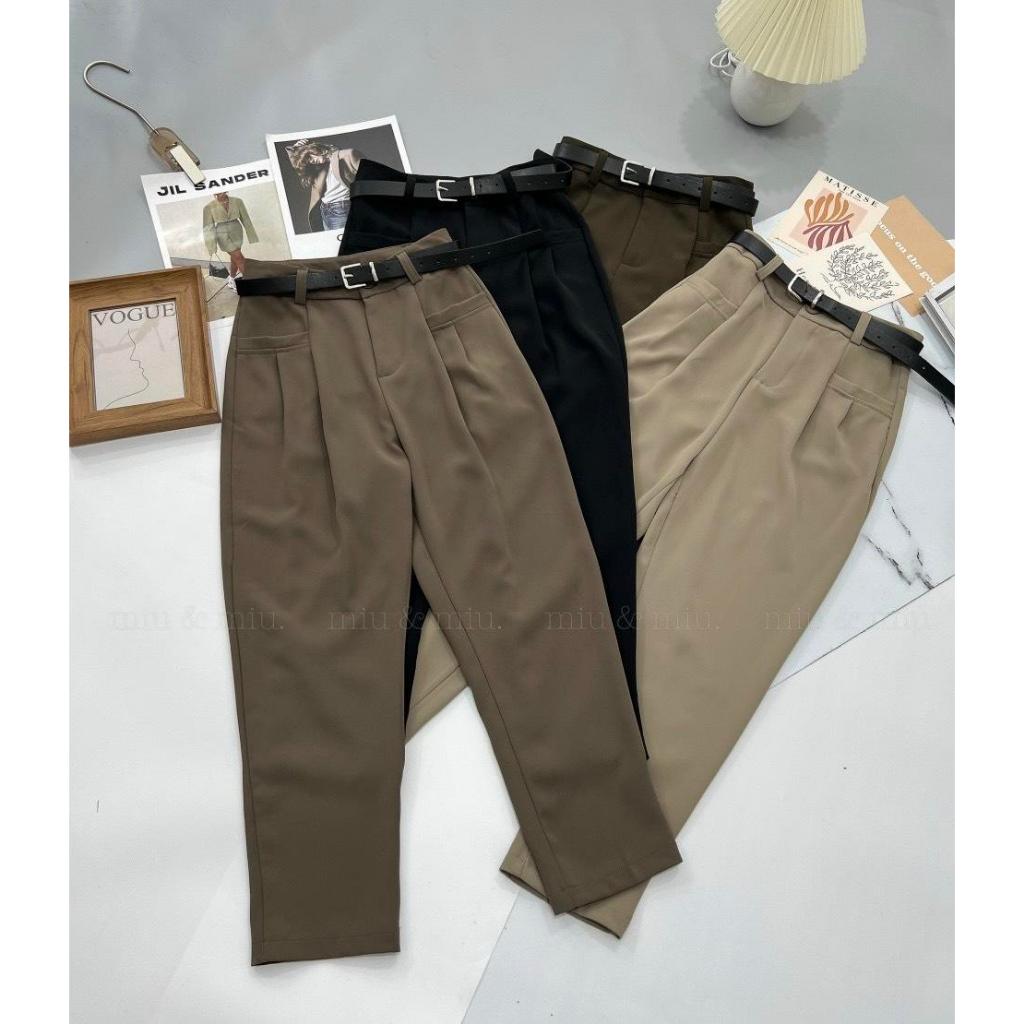6603 QUẦN VẢI BAGGY 2 TÚI NGANG