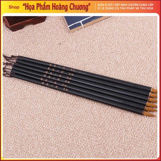 Bút tiểu khải lang hào cán tre viết thư pháp