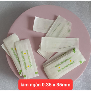 -Kim ngắn size 0,35 ( 0.35 x 35 mm ) siêu bén chuyên dùng cho máy xăm thần thánh, máy xăm pro