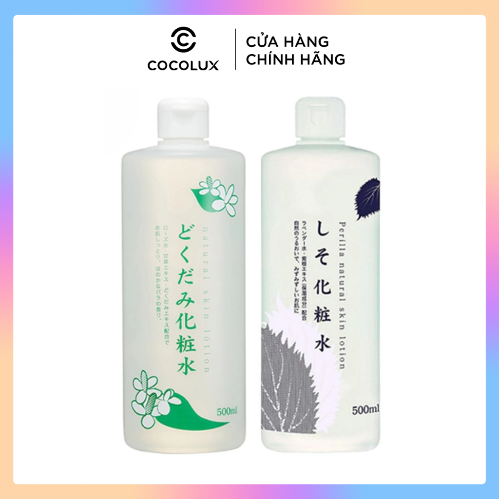 Nước Hoa Hồng Dokudami Natural Skin Lotion Nhật Bản 500ml