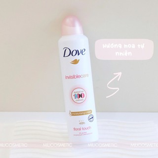 Xịt khử mùi Dove 250ml