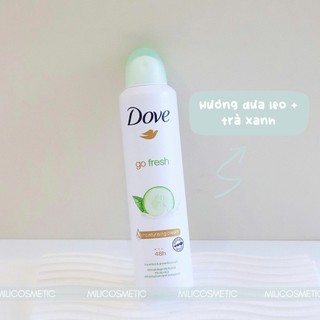 Xịt khử mùi Dove 250ml