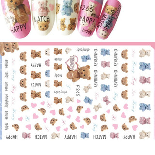 sticker gấu teddy mẫu mới hot hit