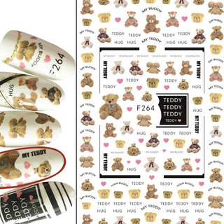 sticker gấu teddy mẫu mới hot hit