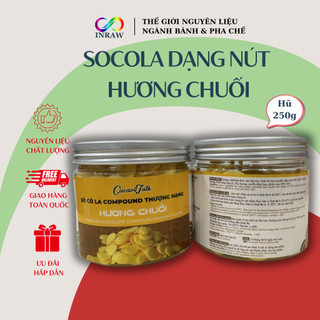Socola Dạng Hạt Nút Hương Chuối Cacao Talk (Túi 1kg)
