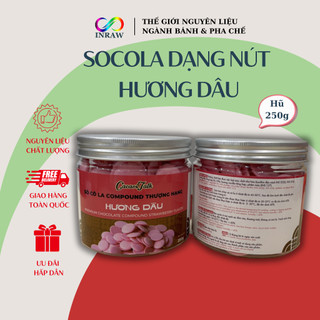 Socola Dạng Hạt Nút Hương Dâu Cacao Talk (Túi 1kg)