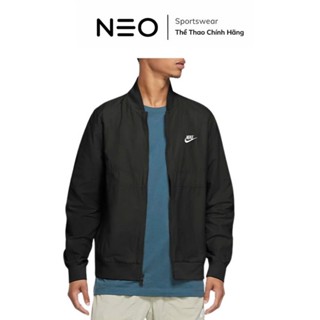 Áo Khoác Thể Thao Nam Màu Đen Vải Kaki N.ke Woven Bomber Player Jacket JM031 - Neoshophn