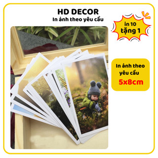 (ĐN) In ảnh theo yêu cầu 5X8CM, in 10 tấm tặng thêm 1 tấm
