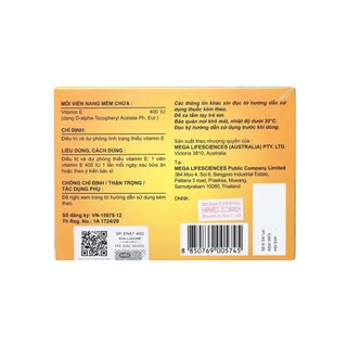Enat 400 Vitamin E 400 IU 30V