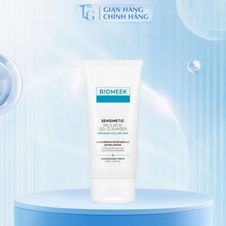 Gel rửa mặt Biomeek dành cho da nhạy cảm Biomeek Sensimetic Mild Acid 120ml