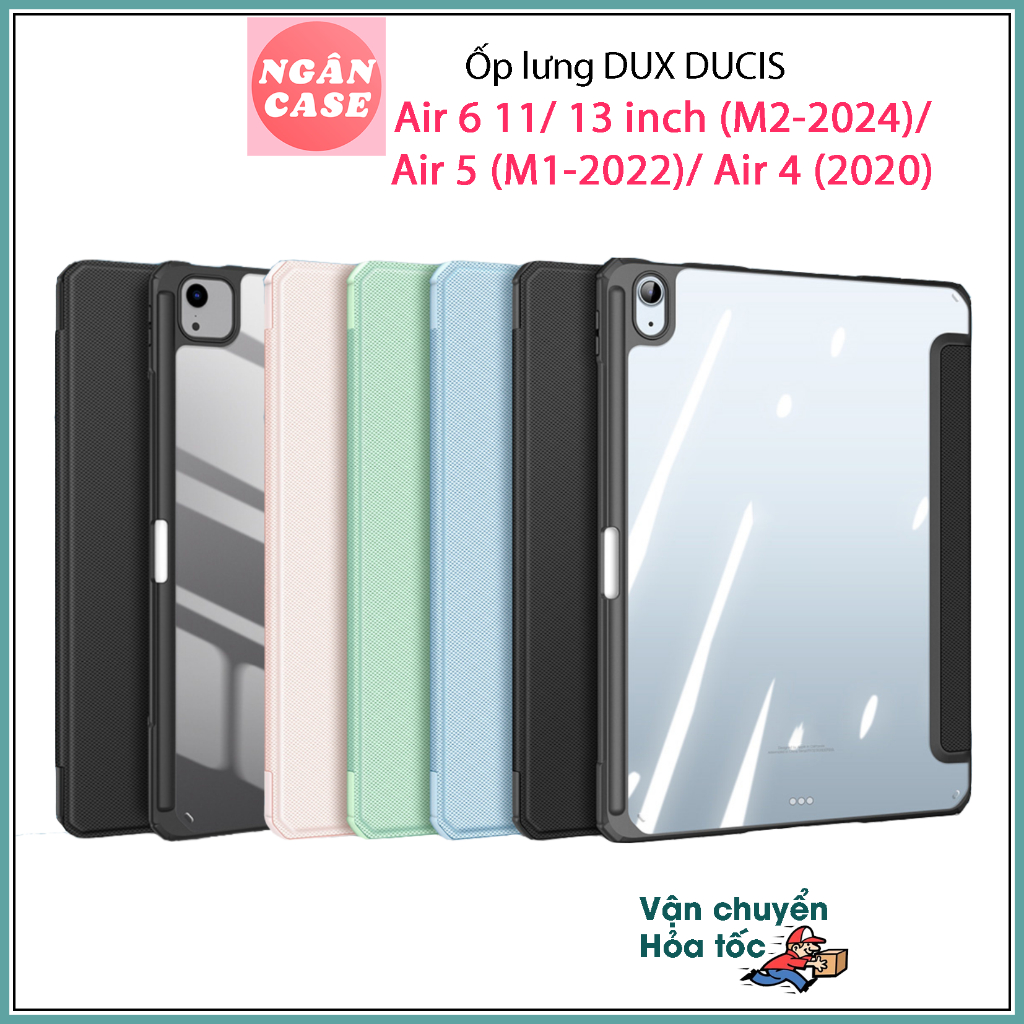 Bao da DUX DUCIS cho iPad Air 11'/ 13' (M3-2025/M2-2024)/ Air 5 (M1-2022)/ Air 4 (2020) 10.9' - (DÒN