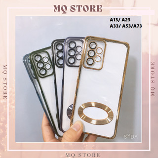 [Mã ELMS10 giảm 6% đơn 50K] Ốp lưng Samsung A13/A23/A33/A53/A73 trong viền màu cạnh vuông bảo vệ camera sang trọng