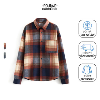 Áo Sơ Mi Nam Dài Tay Flannel Form Oversize - Routine 10F24SHL002