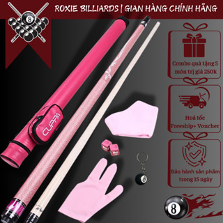 Cơ bida CUPPA PINK S9 Roxie new 2024 kèm full combo