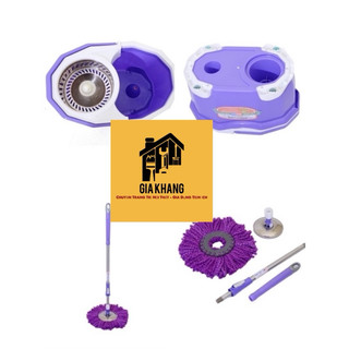  BỘ LAU NHÀ MEGALIFE C3 MEGAHOME SỬ DỤNG MÂM LAU INOX, LỒNG…