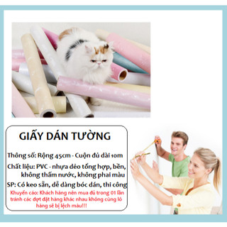 CUỘN 10M GIẤY DÁN TƯỜNG (decal cuộn) MÃ KẺ DỌC LÁ CÂY {kèm ảnh thật}