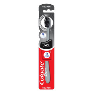 Bàn chải đánh răng Colgate 360 Charcoal Spiral