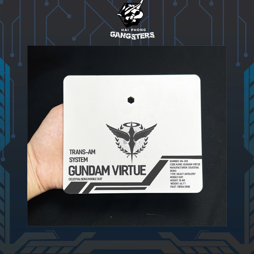 [Nhắn shop trước]BD4 - Gundam Virtue (Series Base  Gundam 00) -  Base mica dành cho Gundam MG