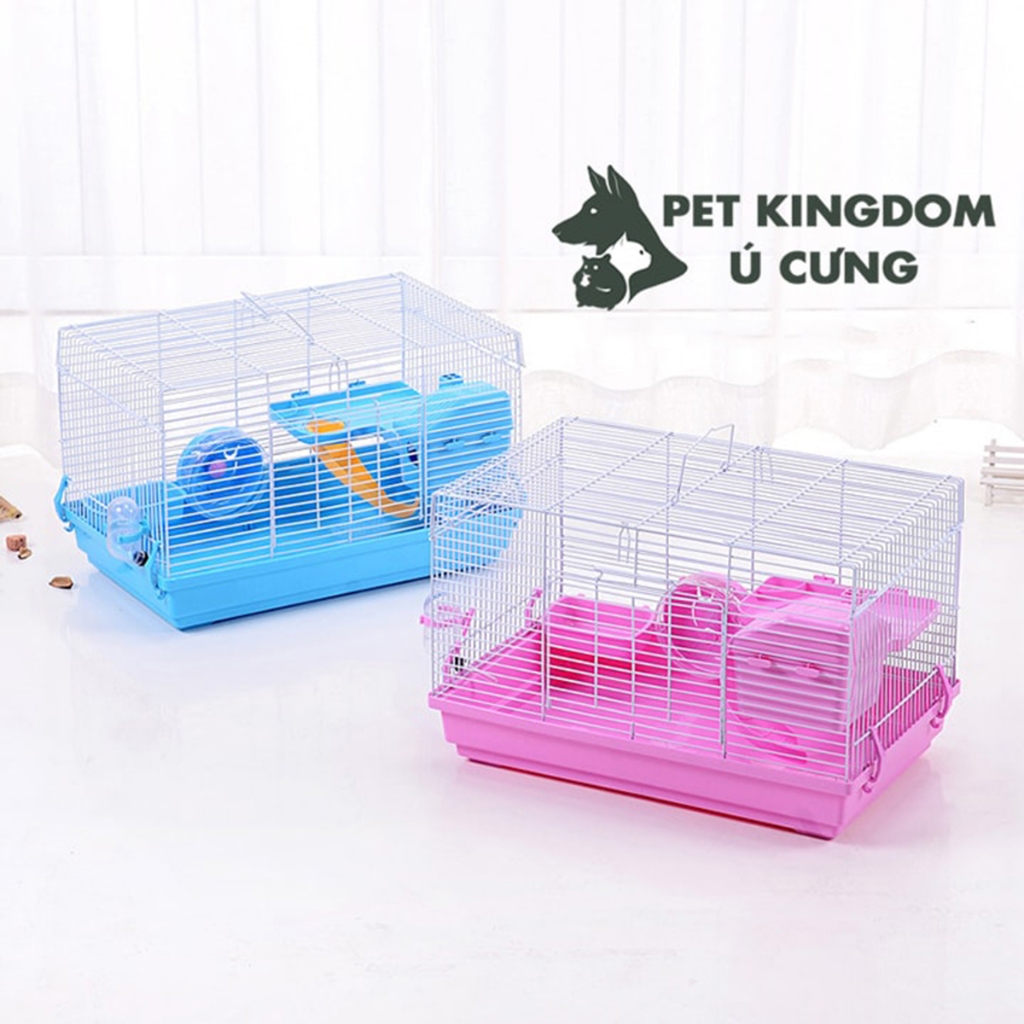 Lồng lâu đài cổ hai tâng cho hamster kích thước 47x30x30cm