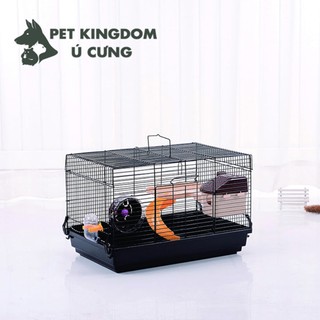 Lồng lâu đài cổ hai tâng cho hamster kích thước 47x30x30cm