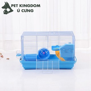 Lồng lâu đài cổ hai tâng cho hamster kích thước 47x30x30cm