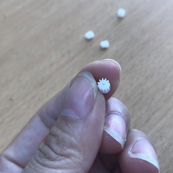 BR12RA bánh răng 12 răng trục 1.1mm