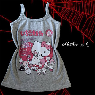 ( Hàng New) cami 2s/tanktop y2k in hình anime/kitty/melody sociuu
