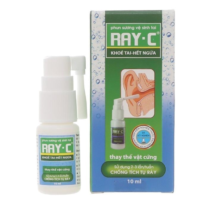 phun sương vệ sinh tai ray-c 10ml