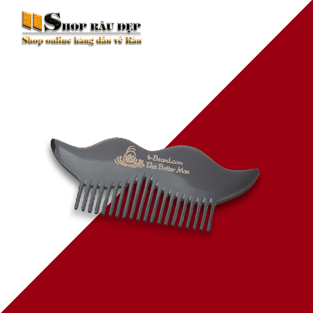 Lược Chải Râu Beard Comb -Sừng Bò Châu Phi