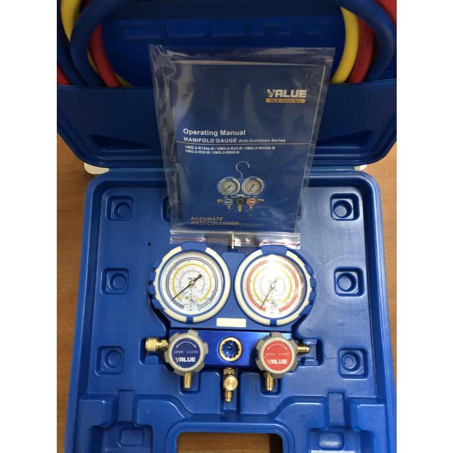 Bộ đồng hồ nạp Gas R22 đôi VALUE VMG-2-R22-B