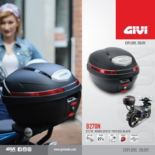 Thùng sau xe máy Givi B270n - 27 LÍT
