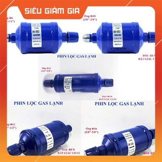  Phin lọc gas kho lạnh Genesso phi 6 10 12 16 19 mm  chọn đúng cỡ khi đặt hàng  Cốc lọc Fin lọc ga Genseso Filter 1 4 3 8 
