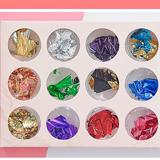 set giấy bạc nhún trang trí đồ nail