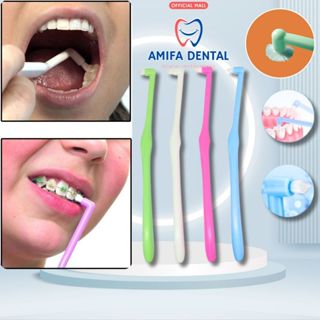 [HOẢ TỐC]Bàn Chải Chỉnh Nha Đầu Nhỏ, Bàn Chải Chuyên Dụng Cho Người Niềng Răng, Bàn Chải Lông Mềm