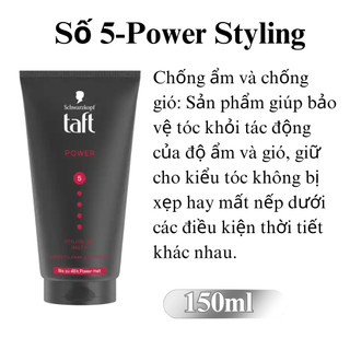 Gel vuốt tóc Taft Schwarzkopf 150ml SÁP VÚT TÓC MOCUS 150ML NAM TÍNH ĐỨC