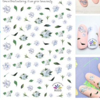sticker dán móng hoa lá bướm