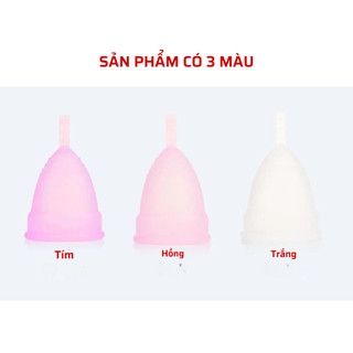 Cốc Nguyệt San (Cốc Kinh Nguyệt) Silicone Y Tế Cao Su Tự nhiên - One Size Phù Hợp Mọi Phụ Nữ Việt